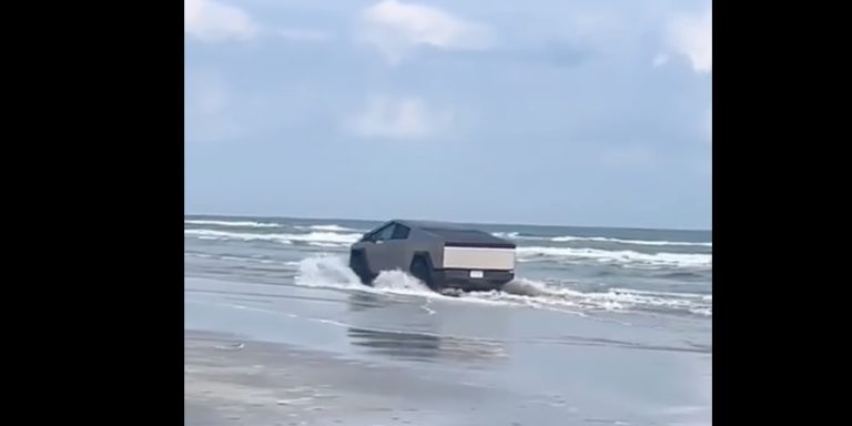 Tesla Cybertruck has a 'wade mode' that pressurizes battery to 'drive through water'