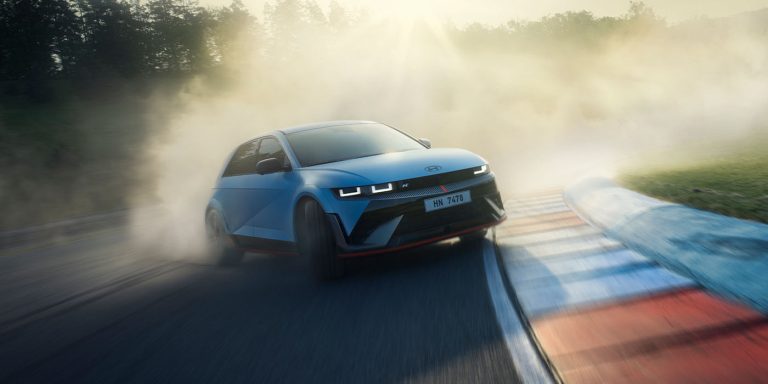 Hyundai IONIQ 5 N debuts at Goodwood as track cornering EV