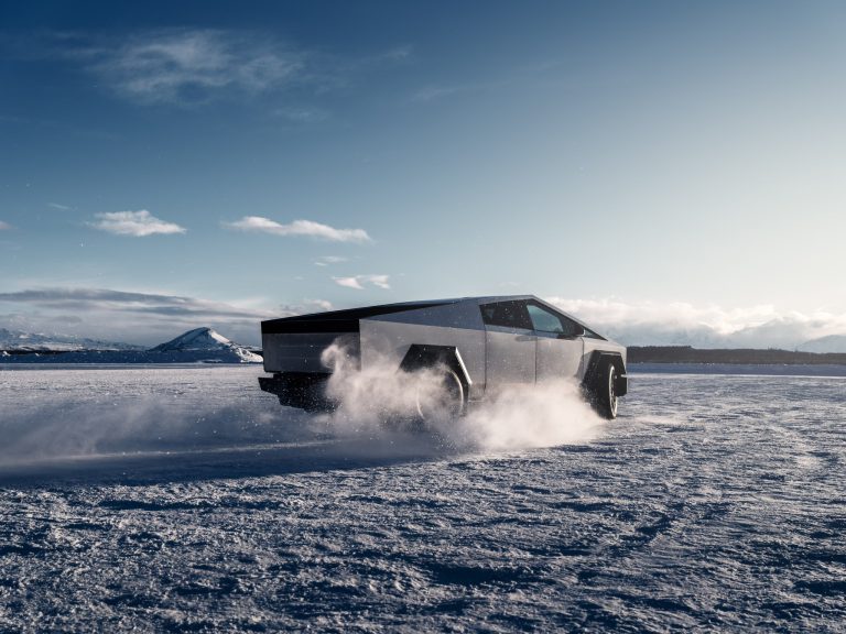 Apparent Tesla Cybertrucks spotted leaving New Zealand winter testing facility