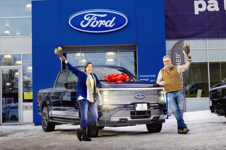 Ford begins deliveries of the F-150 Lightning electric pickup in Europe