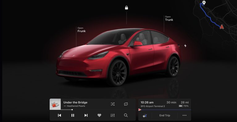 Tesla reveals big update with new UI, auto shift, Audible, new Spotify, and more